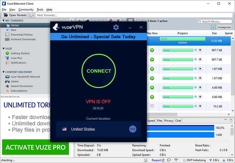 vuze torrent downloader for windows 10